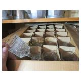 case of quilted glasses