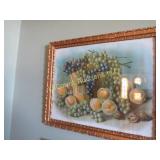gold framed fruit print beautiful piece