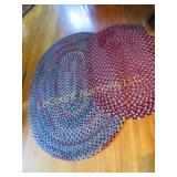 2 braided area rugs