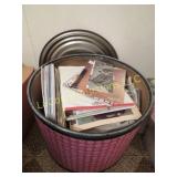 large barrel with huge amount patterns knitting
