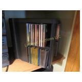 cd holder with music cds