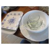 milkglass bowl platter assorted trays more