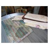 vintage table cloths placemat