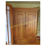 Antique cabinet display pantry display shelves