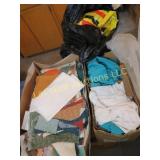 many assorted fabric scraps crafting clothing more