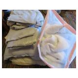 assorted pillows bedding