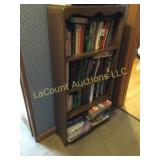 small wood book shelf 24' x 8' x 50'h
