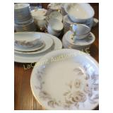 beautiful Noritake Lasalle China Set gold trim