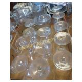 beautiful irridescent wine glasses pitchers