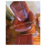 Stressless Norway Leather chair & stool