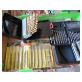 MANY drill bits sets some unused Skil