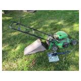 Lawn Boy push lawn mower w bag new blade