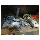 older tools grinder craftsman  drill, sander