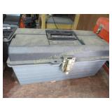 plastic tool box w wrenches Tuff Box