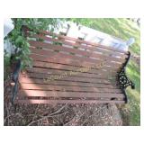 metal side park garden bench