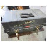 Stack -On tool box full of electrical supplies