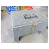 Stack-On step stool tool box w insert