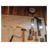 hand tools saws putty knives clock more