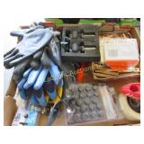 many gloves wheel nut lock kit tape clothes pins