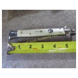 Stiletto style pocket knife