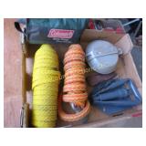 ropes camp kit folding shovel mess kit