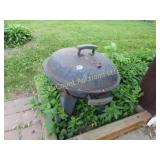 campfire barbeque pit holder w lid