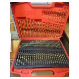 drill bit set in case 3 levels 115 pc set