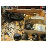 chair casters many assorted scissors towel bar end