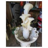 unique garden bird bath fountain