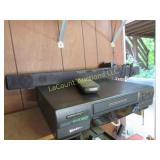 Samsung VCR w sound bar