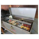 Craftsman metal tool box w contents