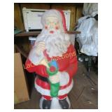 Blow mold Santa decoration