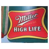 Miller High Life beer sign