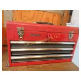 Stack-on metal tool box 3 drawer unit
