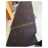 rubber backed matt  rug apx 44 x 158