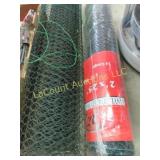 2 rolls vinyl coated poultry netting wire