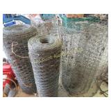 4 rolls chicken wire fenching