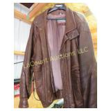 Mens leather jacket XL