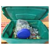 covered tote w electrical  supplies MANY l@@k