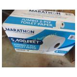 sealed box of 6 rolls jumbo roll toilet paper