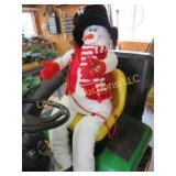 large snowman decoration figure