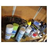 spray paints rolls tape shoe spikes misc