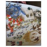 costume jewelry necklaces earrings assorted