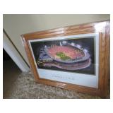 Lambeau Field framed print first Kick off 2003