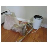 table lamp and up light