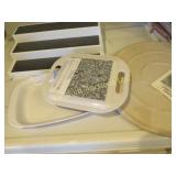 expanding shelves pizza stone microwave platters