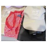 Mazda hat water bottle bag & Ford Scarf