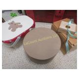 mini wicker picnic basket lidded box storage box