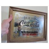 vintage coca cola coke mirror