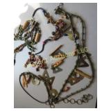 costume jewelry necklaces earrings animals